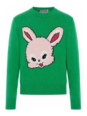 ESSENTIEL ANTWERP: Suéteres con cuello pico - Suéter Cuello Redondo - Verde