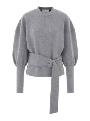 LANVIN: Sudaderas y suéteres - Sudadera - Gris