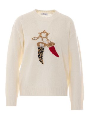 Liu Jo: Pull col rond - Pull Col Rond - Blanc