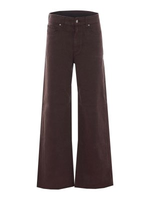PAIGE: Jeans à jambe droite - Jean Droit - Marron