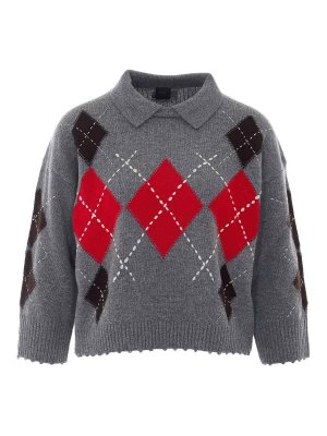 Pinko: Poloshirts - Poloshirt - Grau