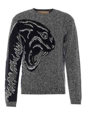 VALENTINO GARAVANI: crew necks - Panther Jacquard Sweater