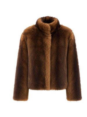 YVES SALOMON: Turtlenecks & Polo necks - Real Fur Jacket
