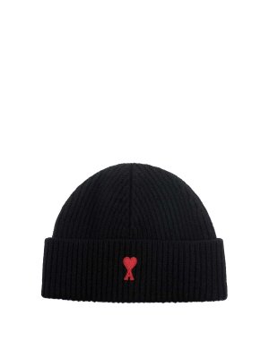 AMI PARIS: Mützen - Mütze - Schwarz