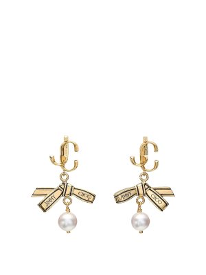 JIMMY CHOO: イヤリング - イヤリング - 金