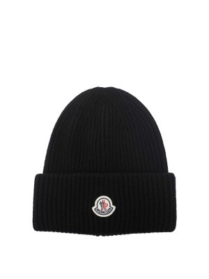 MONCLER: Mützen - Mütze - Schwarz