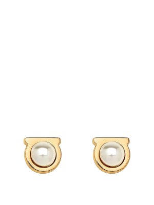 SALVATORE FERRAGAMO: イヤリング - イヤリング - 金