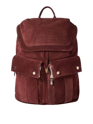 BRUNELLO CUCINELLI: backpacks - Suede Leisure Backpack