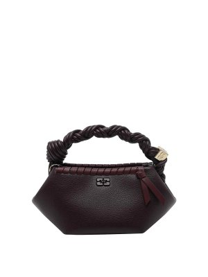 GANNI: Sacs à main - Sac Cabas - Marron