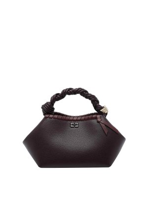 GANNI: totes bags - Small Bou Tresse Handbag