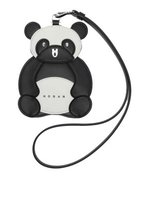 HOGAN: clutches - Logo Panda Cards Holder