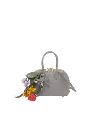 Self Portrait: shopper - Mini borsa Toast con stampa coccodrillo
