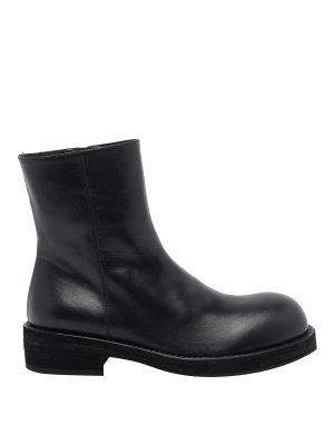 ANN DEMEULEMEESTER: Bottines - Bottines - Noir