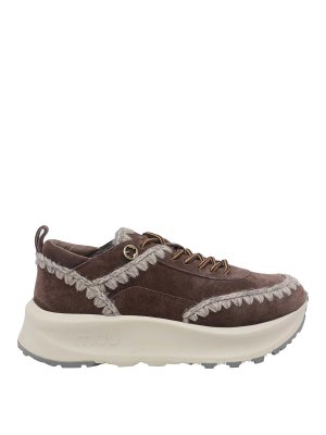 MOU: trainers - Brown Speed Eskimo Lace Up Sneakers
