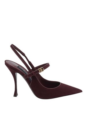 DOLCE & GABBANA: sandals - Suede Slingback