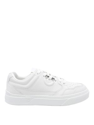 SALVATORE FERRAGAMO: Chaussures de sport - Baskets - Blanc