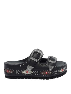 KURT GEIGER: サンダル - サンダル - 黒