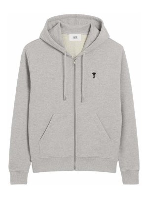 AMI PARIS: Sweatshirts und Pullover - Sweatshirt - Grau