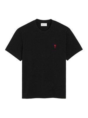 AMI PARIS: Camisetas - Camiseta - Negro