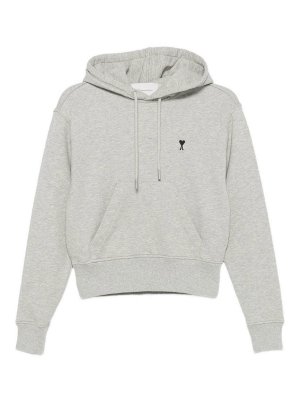 AMI PARIS: Sudaderas y suéteres - Sudadera - Gris