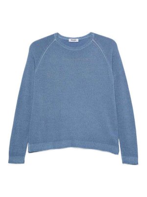 BASE: Pull col rond - Pull Col Rond - Bleu Clair