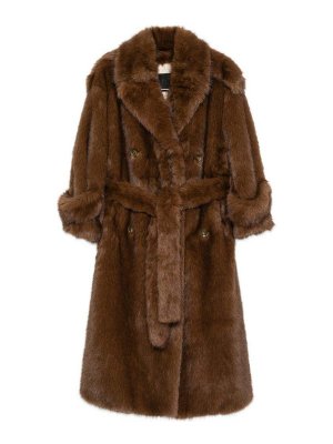 B&B COUTURE: Pellicce e montoni - Cappotto in pelliccia sintetica Farrah
