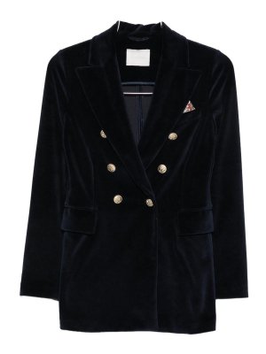 CIRCOLO 1901: giacche blazer - Giacca doppiopetto in cotone