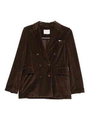 CIRCOLO 1901: blazers - Cotton Double-Breasted Jacket