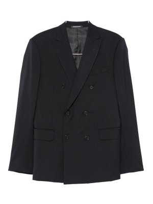 EMPORIO ARMANI: formal suits - Wool Double-Breasted Suit