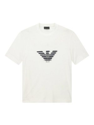 EMPORIO ARMANI: Tシャツ - Tシャツ - 白