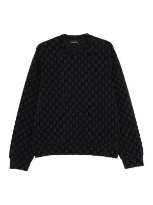 EMPORIO ARMANI: Sweatshirts & Sweaters - Logo Cotton Sweatshirt