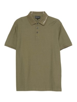 EMPORIO ARMANI: polo shirts - Cotton Polo Shirt