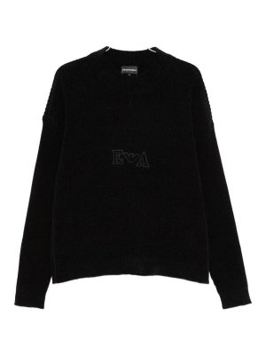 EMPORIO ARMANI: Pull col rond - Pull Col Rond - Noir