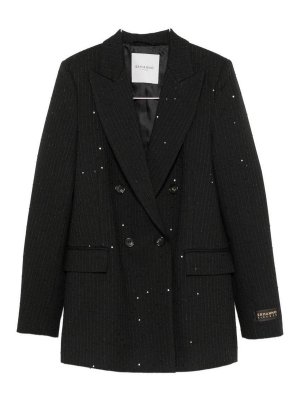 ERMANNO FIRENZE: blazers - Wool Double-Breasted Jacket