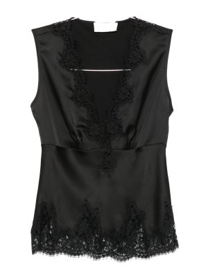 ERMANNO FIRENZE: Tops & Débardeurs - Top - Noir