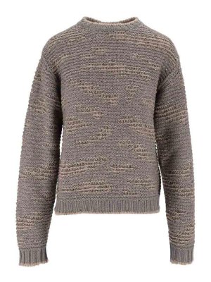 FABIANA FILIPPI: crew necks - Wool Blend Crewneck Sweater