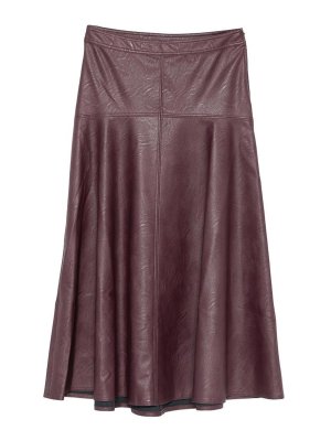 FORTE FORTE: Knee length skirts & Midi - Eco Leather Midi Skirt