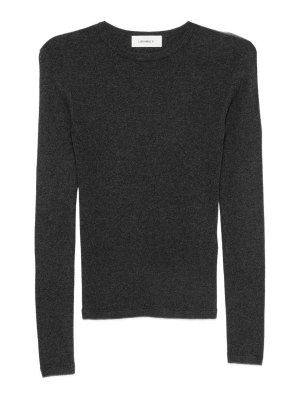 LISA YANG: t-shirts - Vivian Cotton And Cashmere T-Shirt