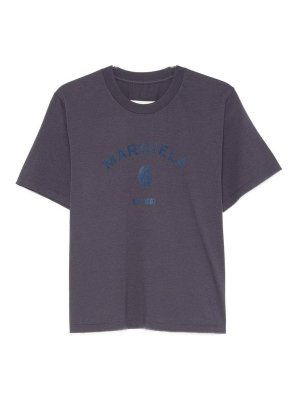 MM6 MAISON MARGIELA: t-shirts - Logo Cotton T-Shirt