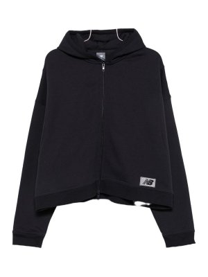 NEW BALANCE: Sweatshirts & Sweaters - Logo Cotton Hoodie