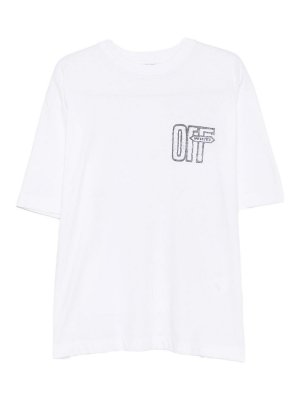 OFF-WHITE: Camisetas - Camiseta - Blanco