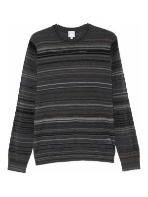 PAUL SMITH: Pull col rond - Pull Col Rond - Gris