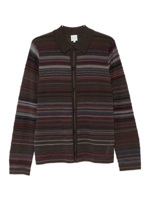 PAUL SMITH: Cardigans - Cardigan - Bordeaux