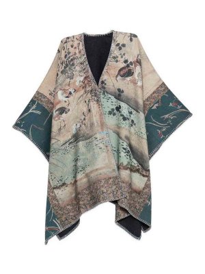 PIERRE-LOUIS MASCIA: Capas  y Ponchos - Capa - Azul Oscuro