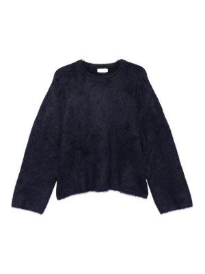 SOFT GOAT: Pull col rond - Pull Col Rond - Bleu Foncé