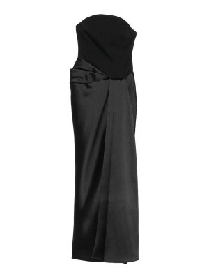 SOLACE LONDON: Maxi robe - Maxi Robe - Noir