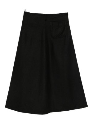 SUSANNE BOMMER: Long skirts - Wool Long Skirt