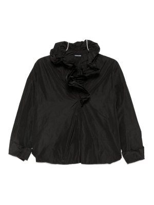 SUSANNE BOMMER: blouses - Ruffled Taffetas Blouse