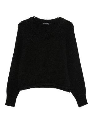 SUSANNE BOMMER: Pull col rond - Pull Col Rond - Noir