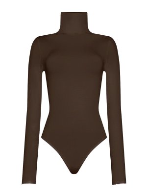 WOLFORD: Tops y camisetas sin mangas - Top - Marrón
